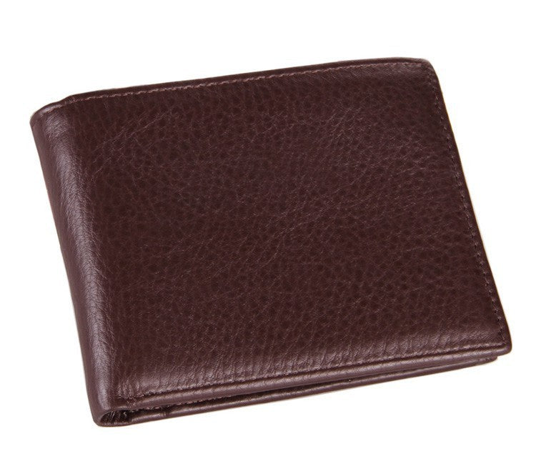 J.M.D October new wallet short real leather wallet back to the old cowhide wallet 8054