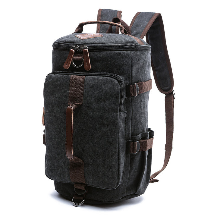 Cylinder leisure backpack computer bag