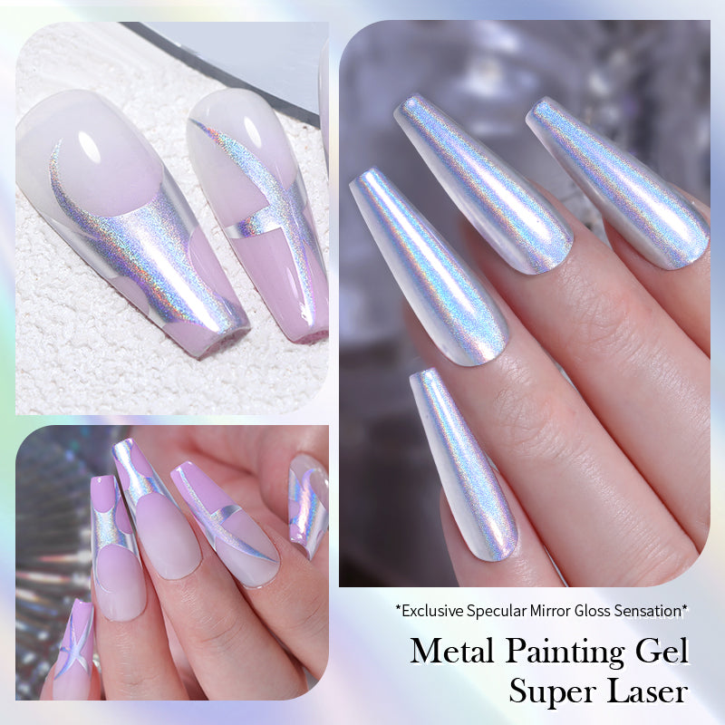 Super Holographic Metallic Painting Nail Gel