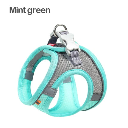 Reflective Breathable Adjustable Dog Harness Vest