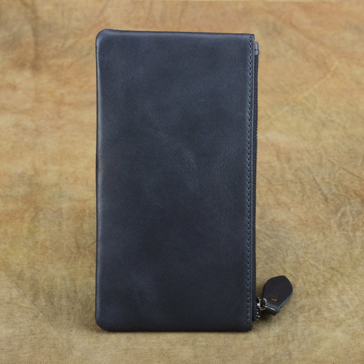 Ultra-Thin Men's Leather Wallet Japanese And Korean Clutch