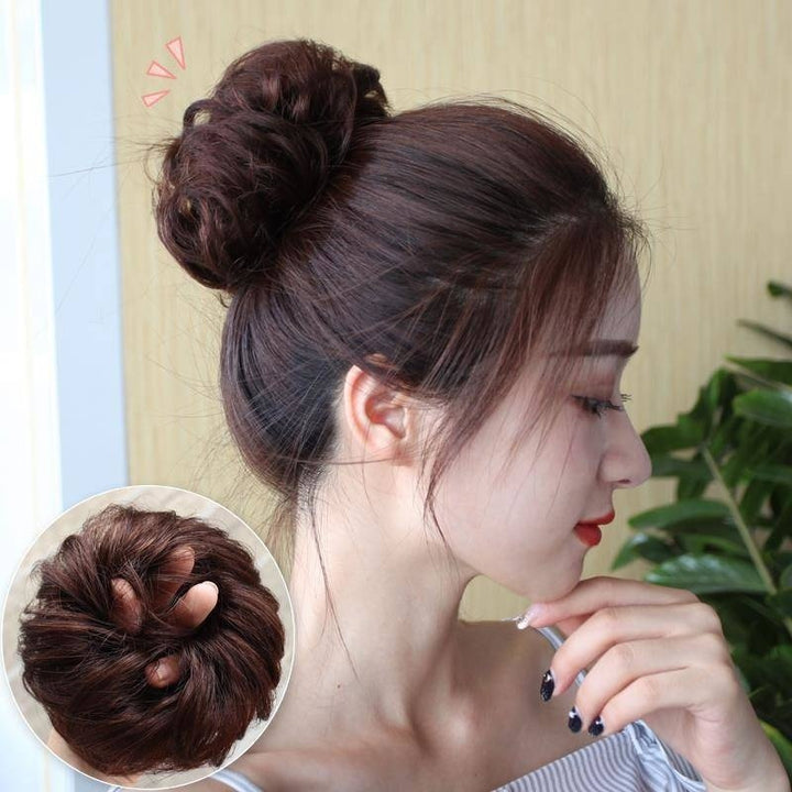 Wig Hair Band Bun Hair Band Fluffy Matte Simulation