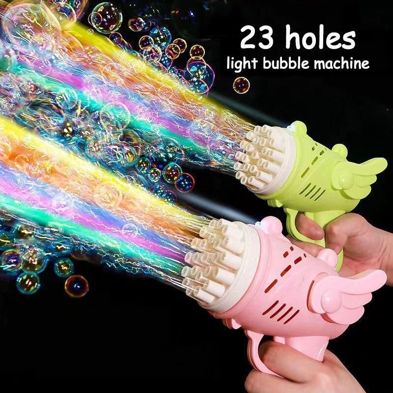 Automatic Angel Rocket Bubble Blower: Elevate Playtime to the Skies!