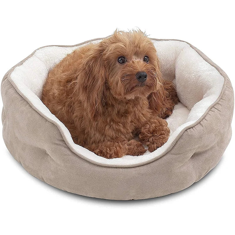 Cozy Round Small Pet Bed