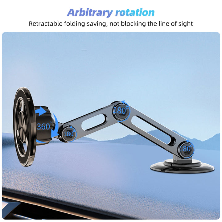 Magnetic 360° Rotating Metal Car Phone Holder