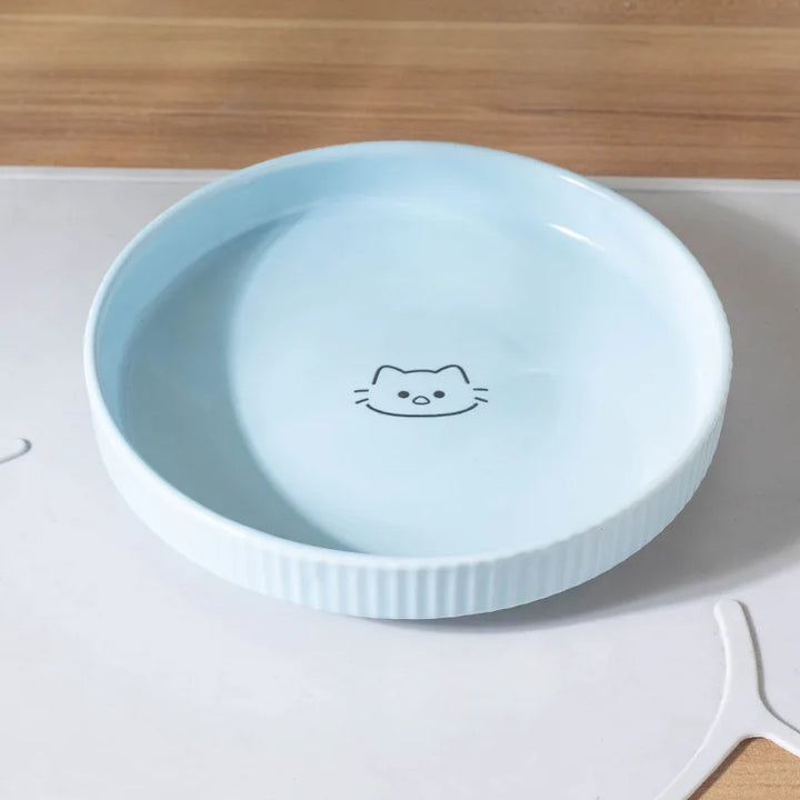 Adorable Ceramic Pet Food & Water Bowl for Cats and Puppies