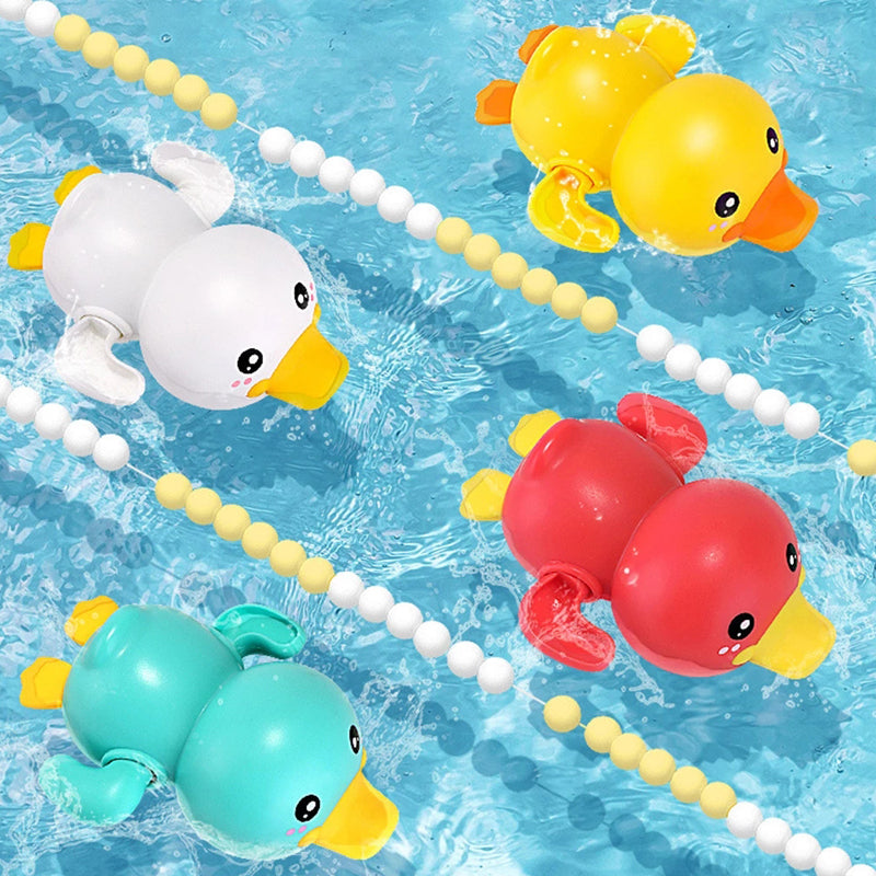 Classic Clockwork Bathing Ducks - Fun Baby Bath Toys for Ages 0-6