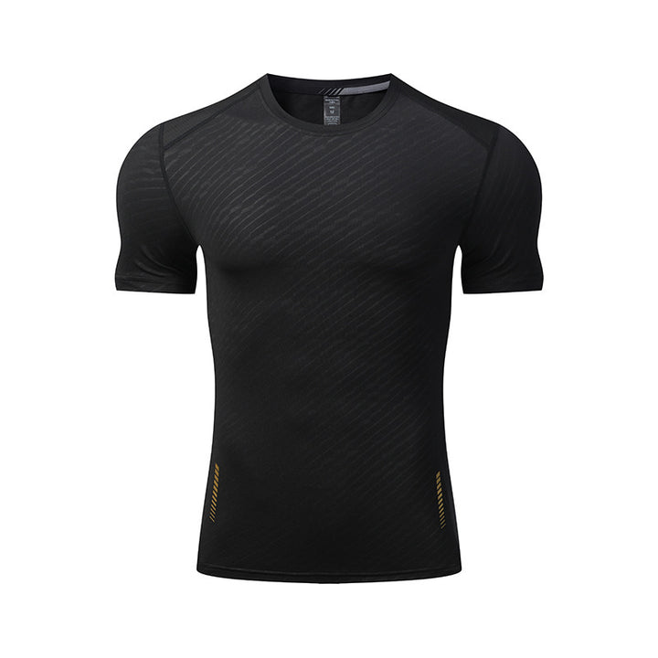 New Summer Short Sleeve Round Neck Quick-drying Breathable Sports T-shirt Men