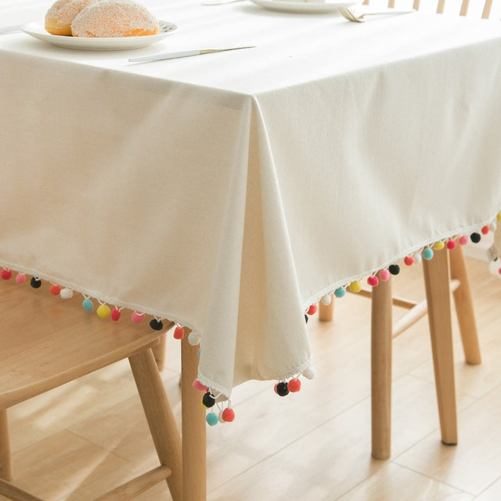 Elegant Cotton-Linen Tablecloth for All Occasions