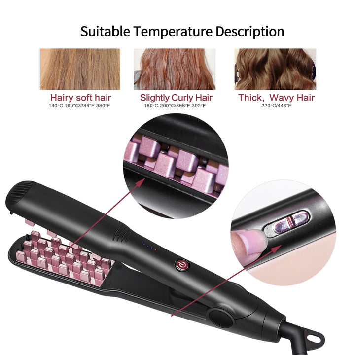 Professional Volumizing Ceramic Hair Iron