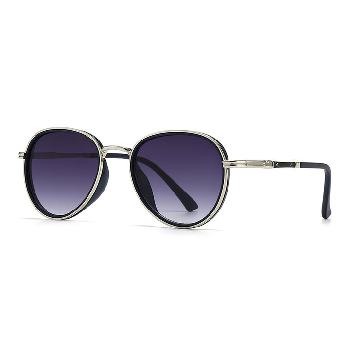 Retro Gradient Pilot Sunglasses