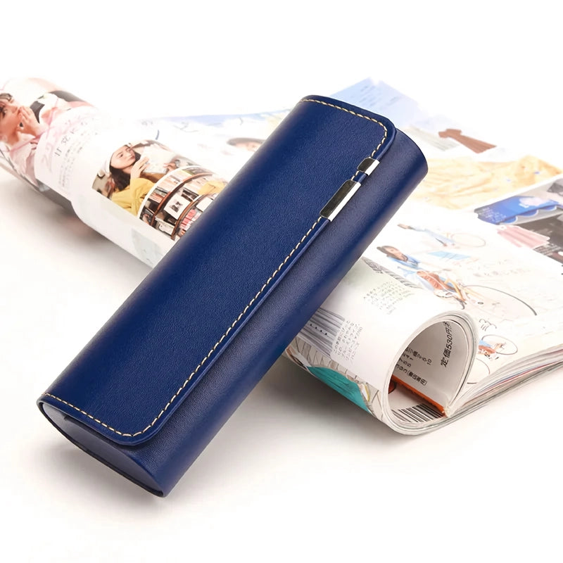 Elegant British Style PU Glasses Case