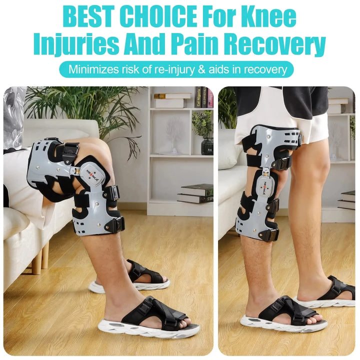 Adjustable ROM Knee Brace Hinged Stabilizer