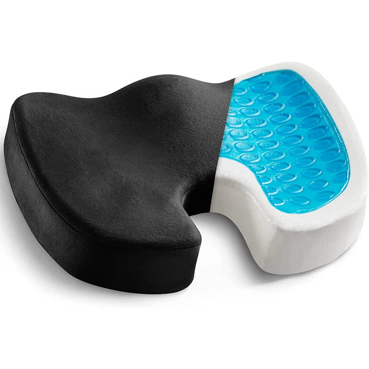 Non-Slip Gel & Memory Foam Coccyx Cushion