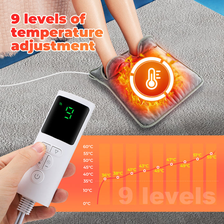 Winter Foot Warmer with Adjustable Temperature and Timer