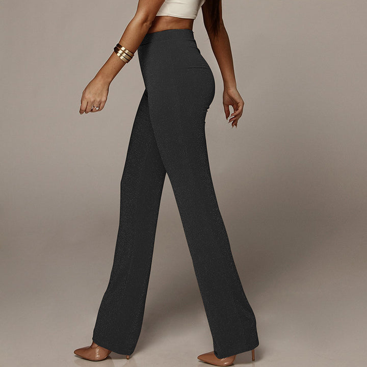 Hip-flare flared pants