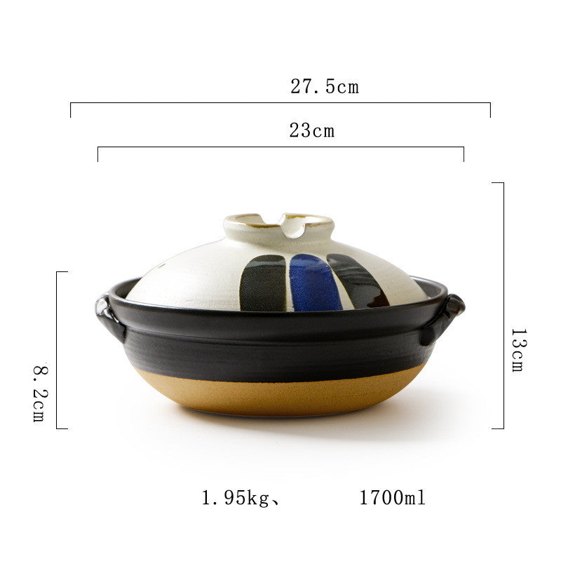 Japanese Clay Pot Creative Stew Pot Stoneware Resistance