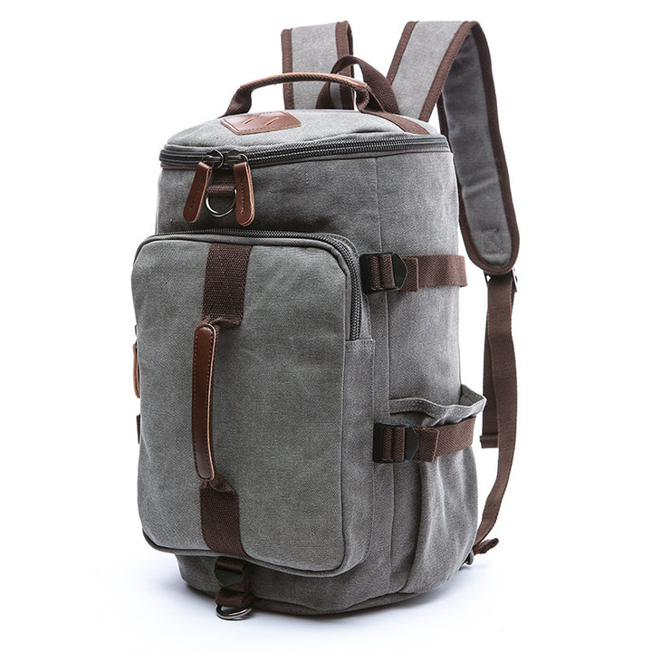 Cylinder leisure backpack computer bag