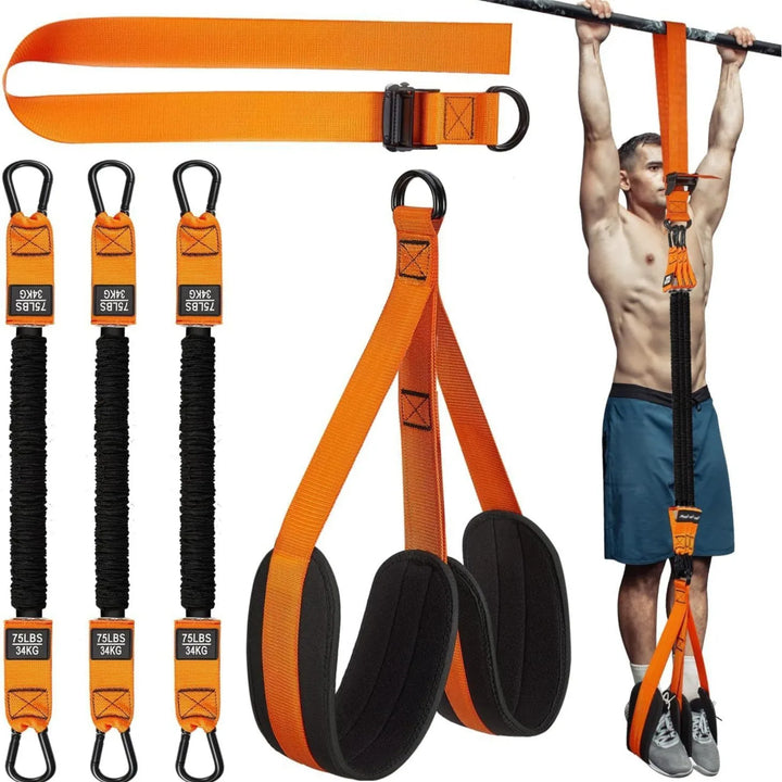 Elastic Pull-up Trainer with Adjustable Resistance Bands