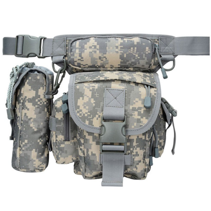 Sports riding camouflage leg bag