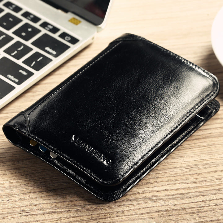 Men's leather wallet