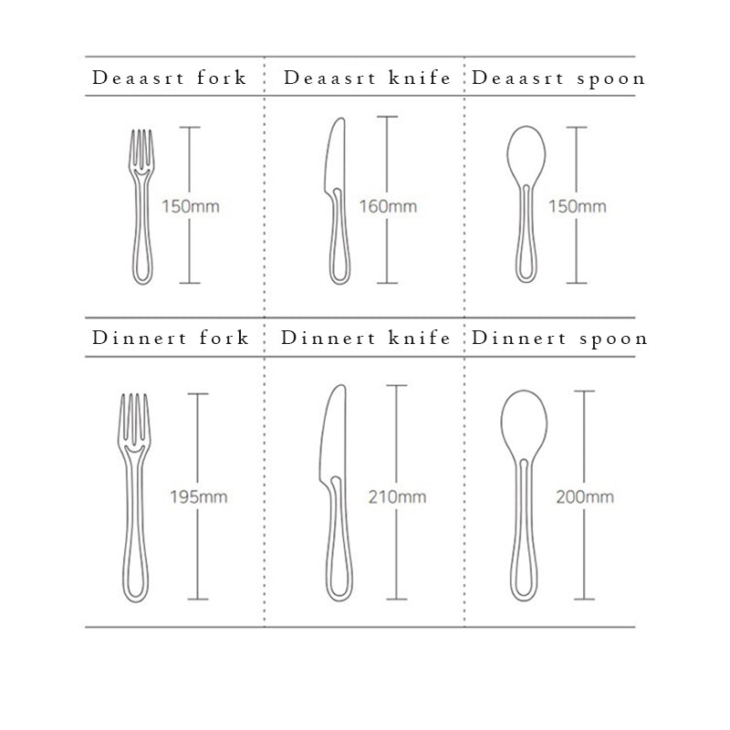 304 Stainless Steel Cutlery Set