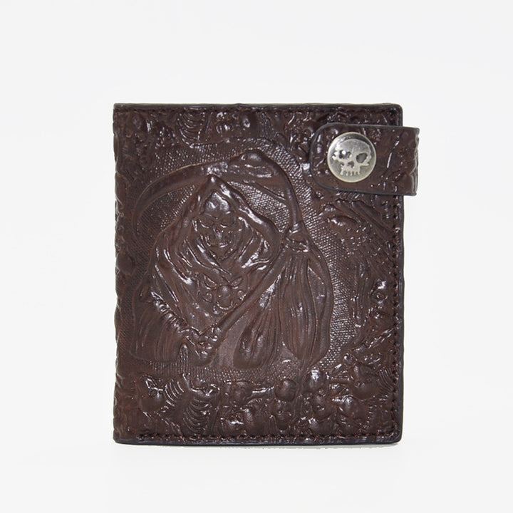 Retro personality men's wallet demon