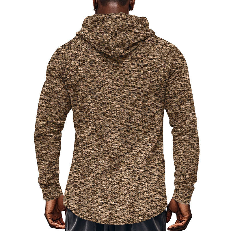 Men's Plus Size Loose Long-sleeved Hooded Sweater