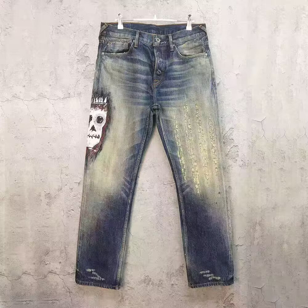 Straight Jeans Men's Niche Design