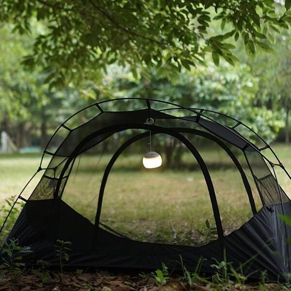 Lightweight Single Person Outdoor Camping Bed Tent with Mosquito Net and Aluminum Poles