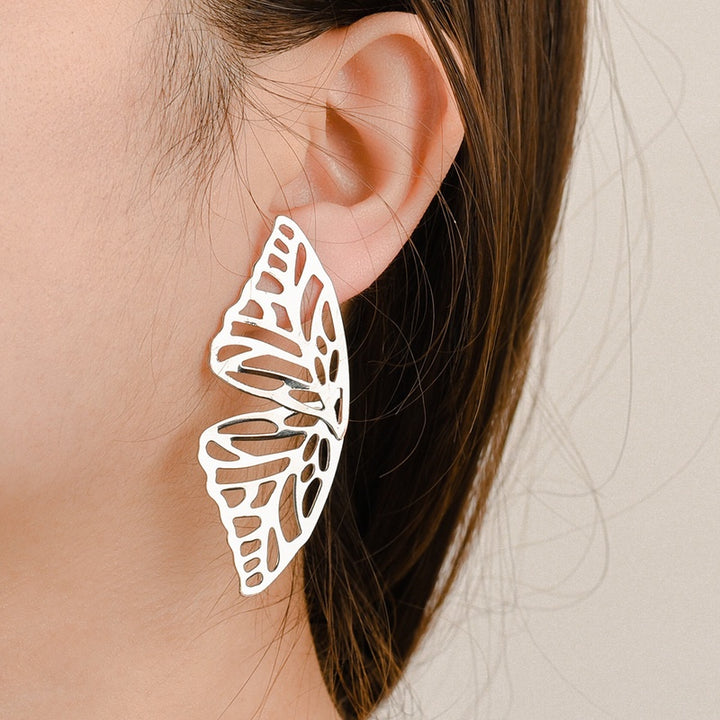 Angel Wing Butterfly Stud Earrings for Women
