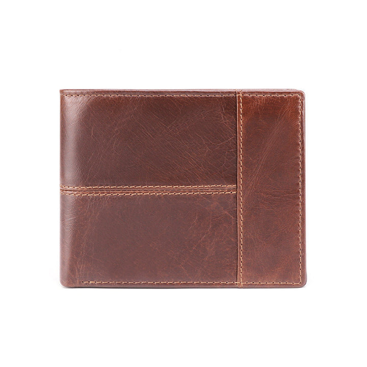 Multi-card leather men's wallet