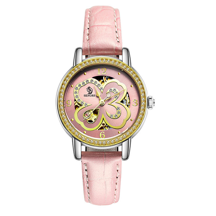 Ladies Luminous Waterproof Belt Watch