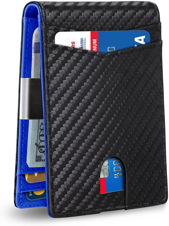 Men's Leather Card Holder Rfid Anti-Theft Brush