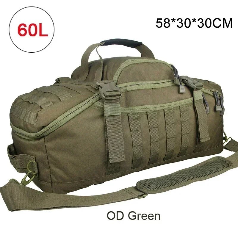 Ultimate 3-in-1 Military Tactical Backpack - Waterproof Duffle Bag for Outdoor Adventures