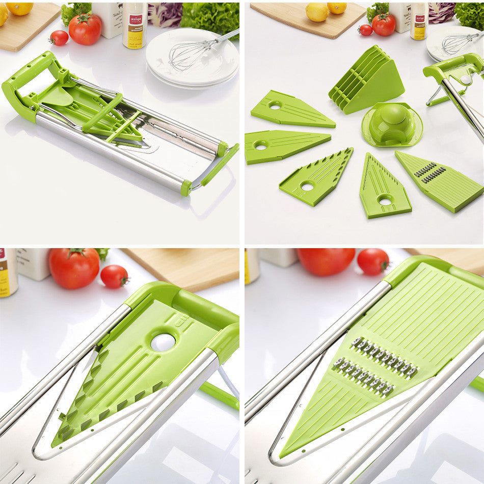 Plastic Multi-functional V-shaped Grater