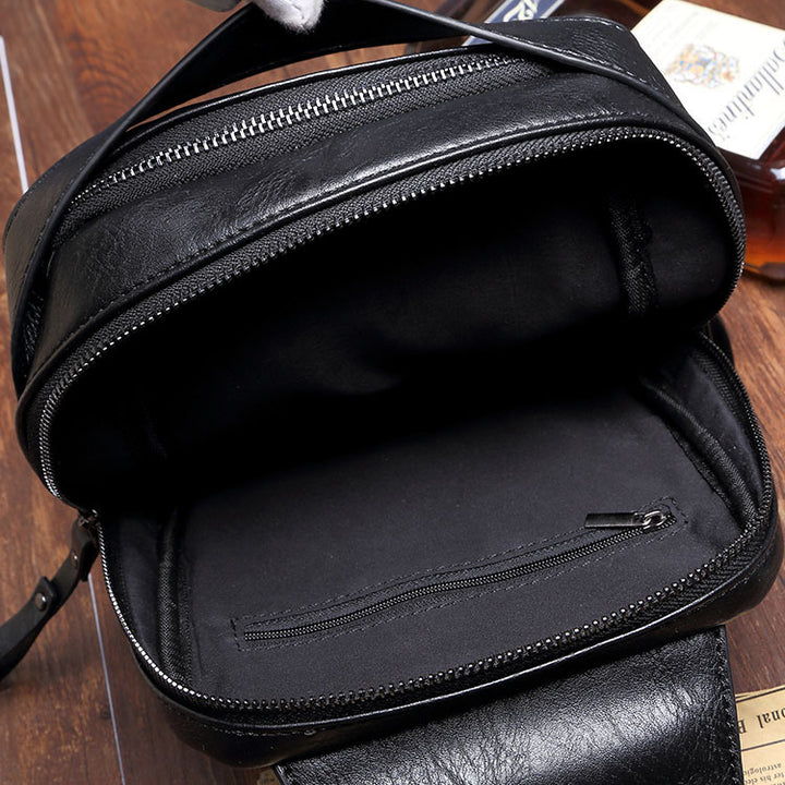 Factory Direct Sales Of 2021 New Men's Chest Package Korean Casual Lounge Single Shoulder Male Bag Slant Bag Tide Money Wholesale