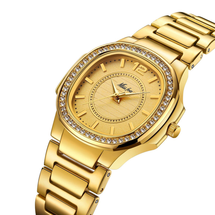 Missfox aliexpress explosive diamond casual ladies watch