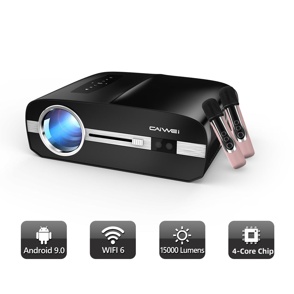 4K Ultra HD Smart WiFi6 Projector with Auto Focus and Karaoke System