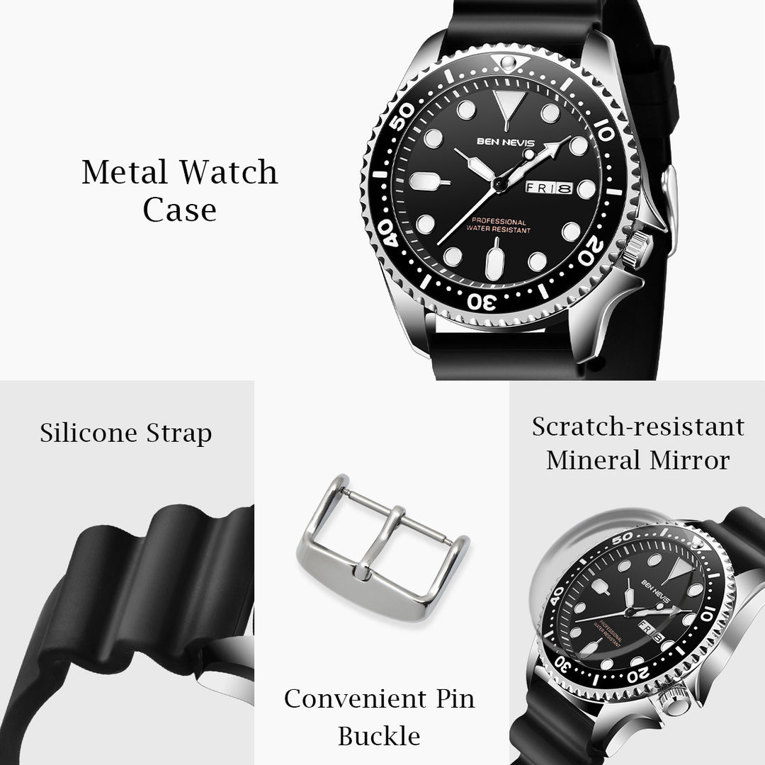 Men's Quartz Luminous Business Automatic Sports Watch