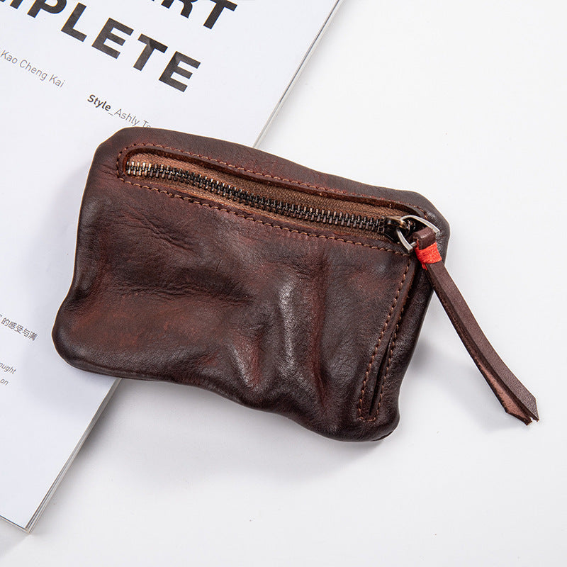 Mini Multifunctional Coin Purse Small Card Bag Retro