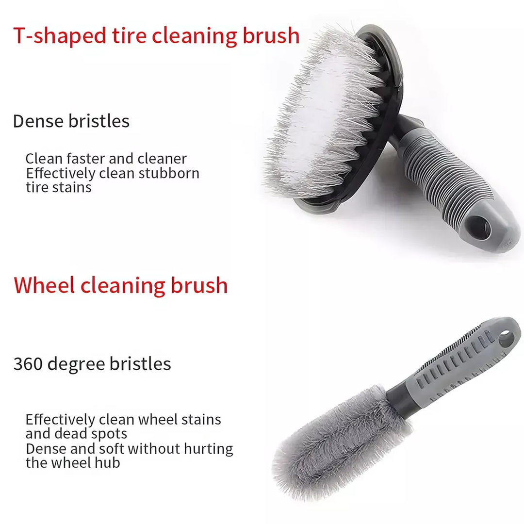 Car Wheel Brush: Effortless Tire Cleaning Solution