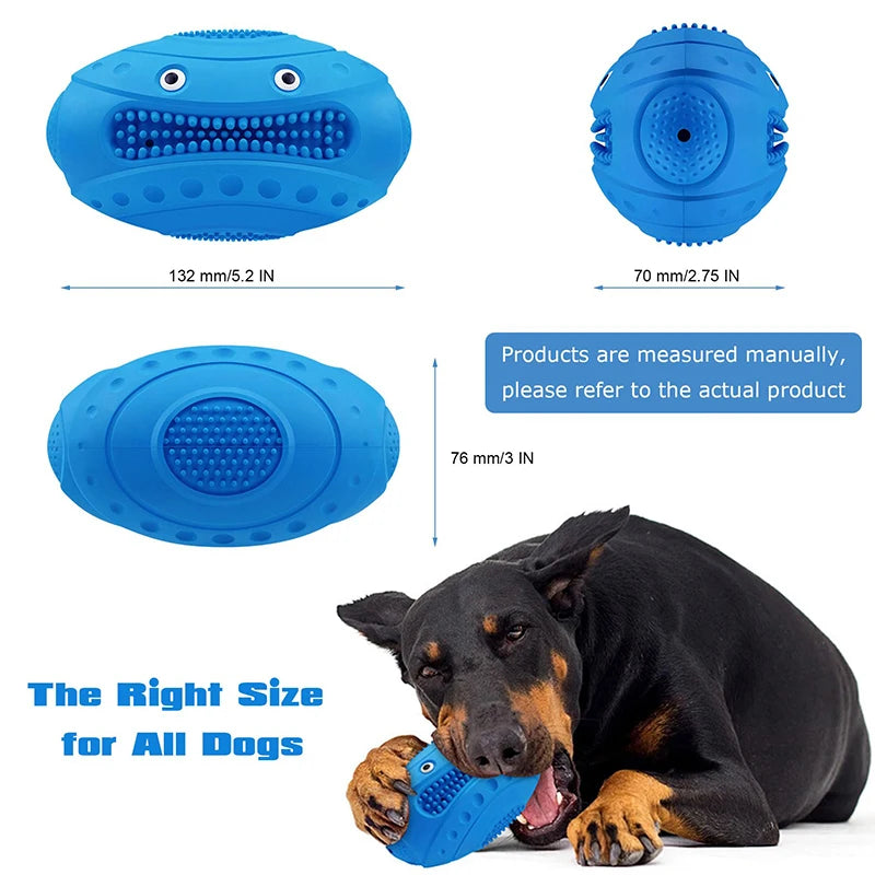 Durable Non-Toxic Rubber Dog Chew Toy for Aggressive Chewers