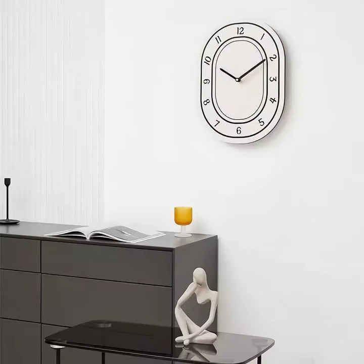 Creative Minimalist White Wall Clock