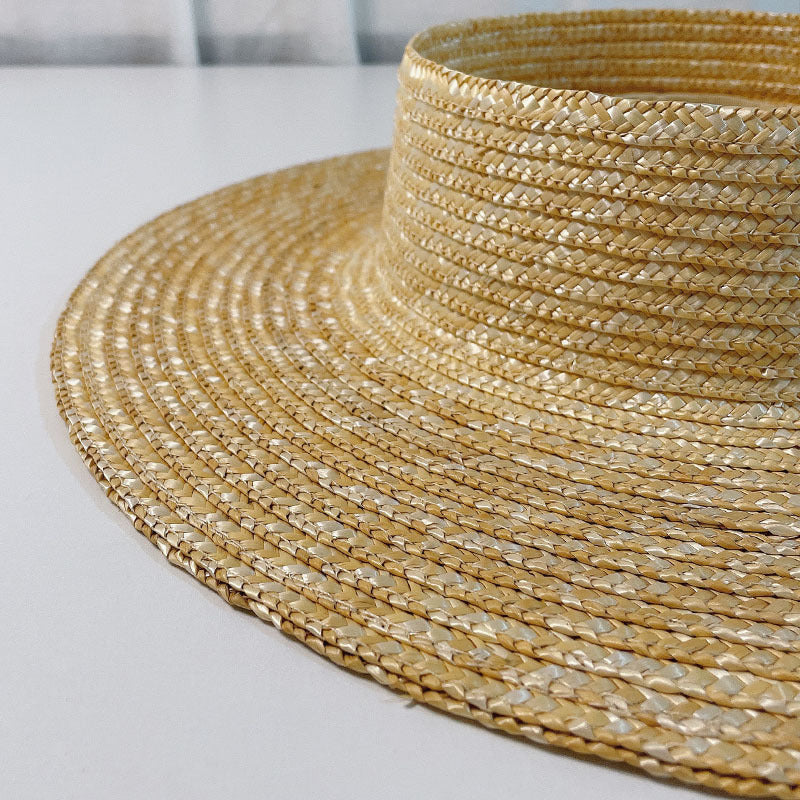 Vintage French Wide Brim Sun Hat