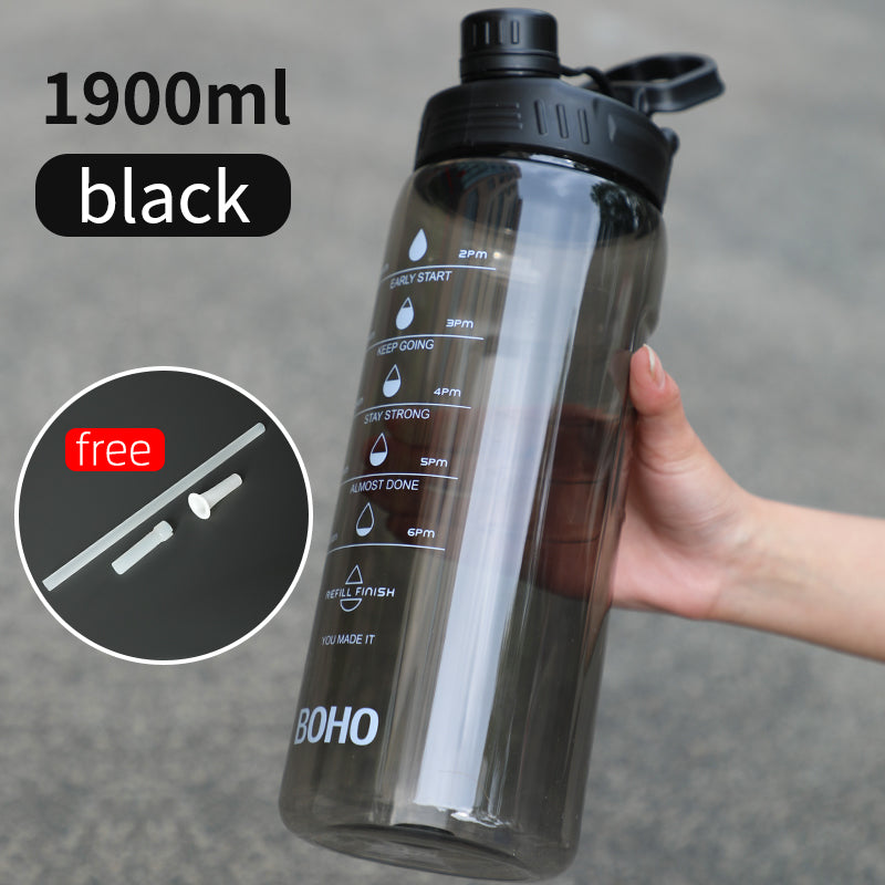 2 Liter Water Bottle With Straw