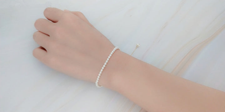 3mm Mini Pearl Slim Bracelet