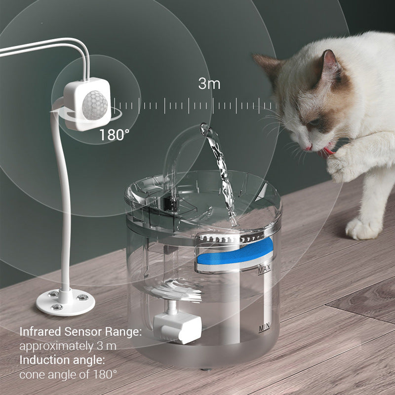 2L Automatic Sensor Cat Water Fountain