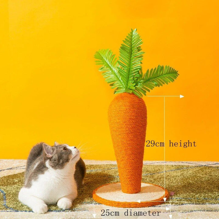 Delightful Carrot Sisal Cat Scratching Post