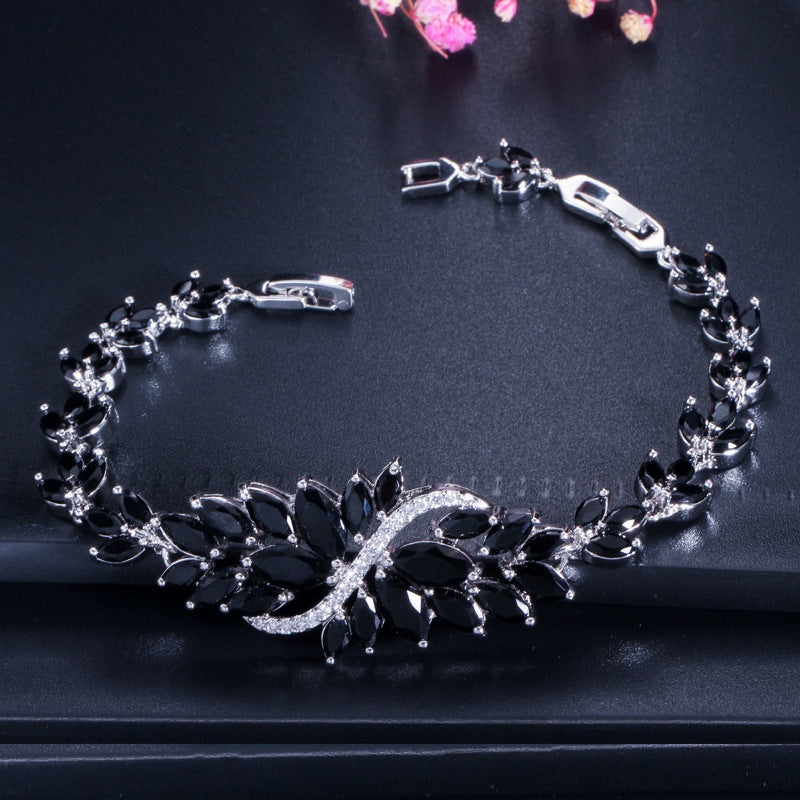 Women's Bingling Flower Zircon Bracelet Jewelry